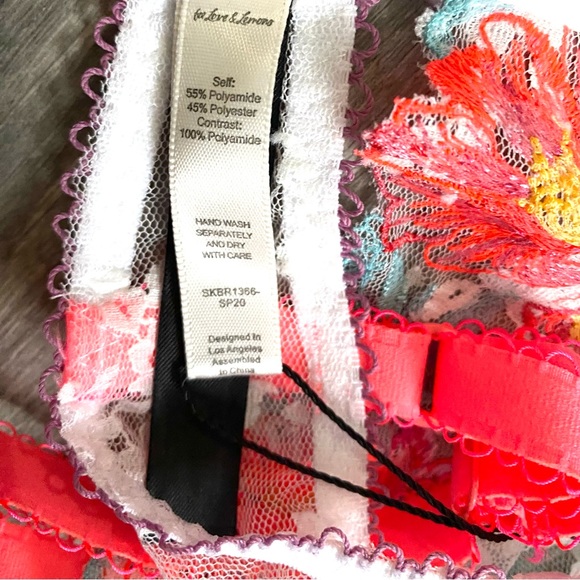 💋NWT Love and Lemons Neon Poppy Bra, Size Small!💋 - Picture 6 of 9